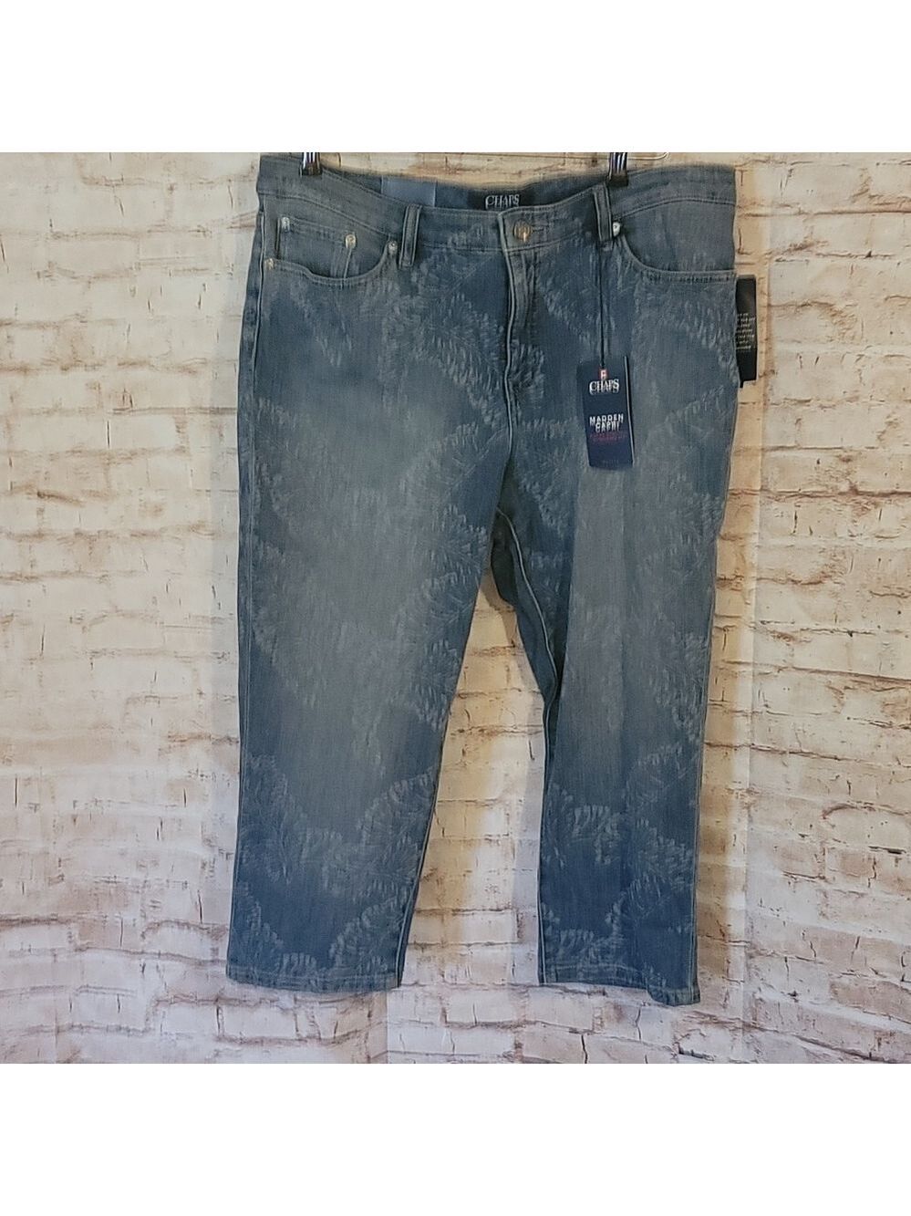 Chaps Women's Ankle/Cropped Jeans in Washed Blue